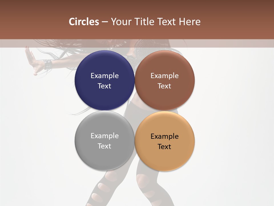 Diva Stockings Posing PowerPoint Template