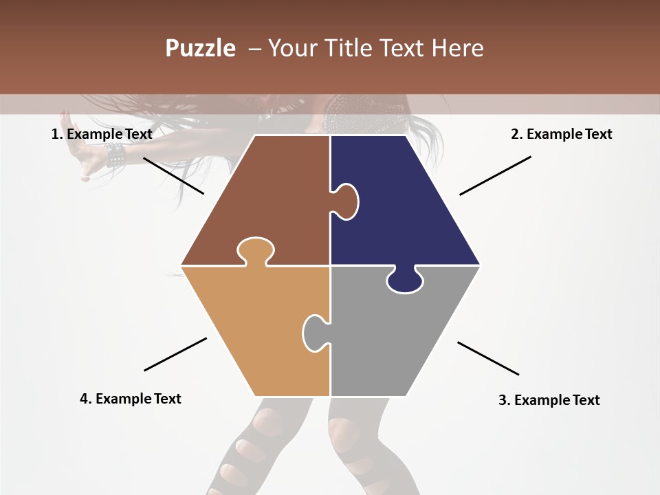 Diva Stockings Posing PowerPoint Template