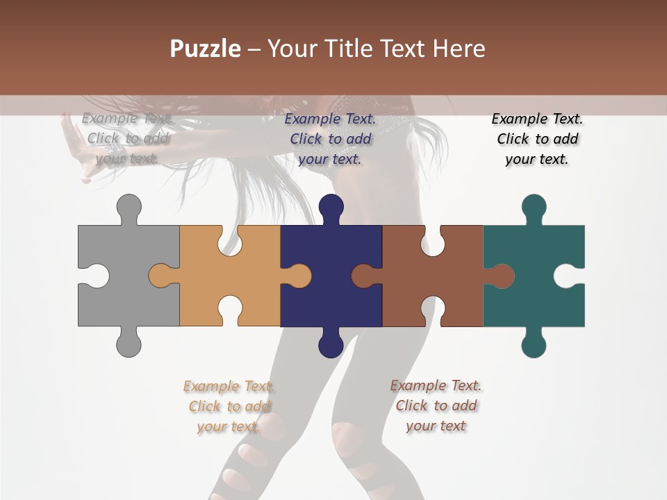 Diva Stockings Posing PowerPoint Template