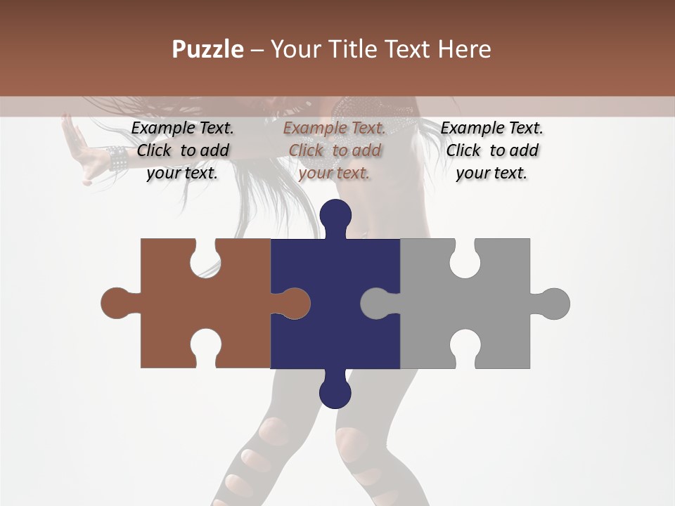 Diva Stockings Posing PowerPoint Template