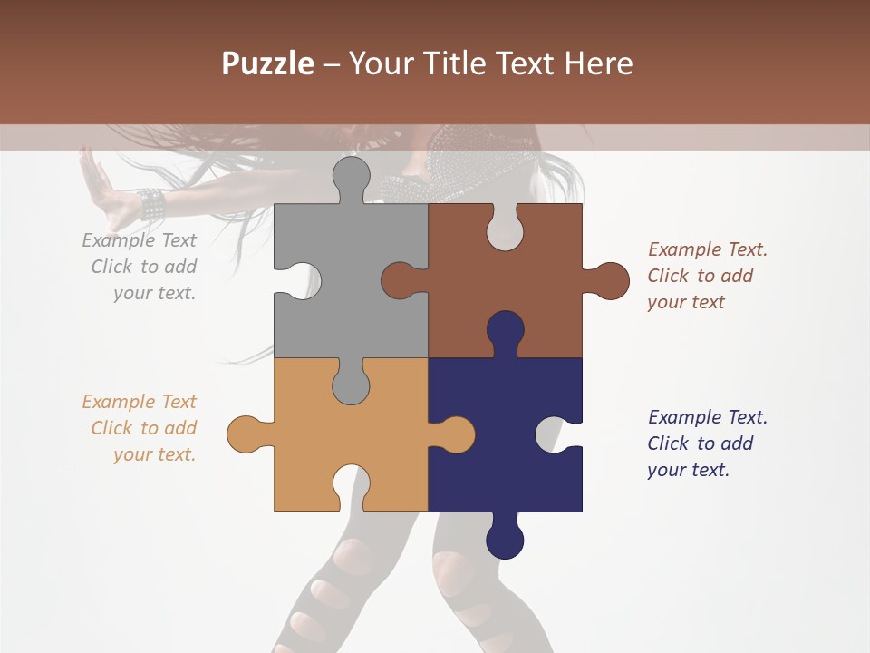 Diva Stockings Posing PowerPoint Template