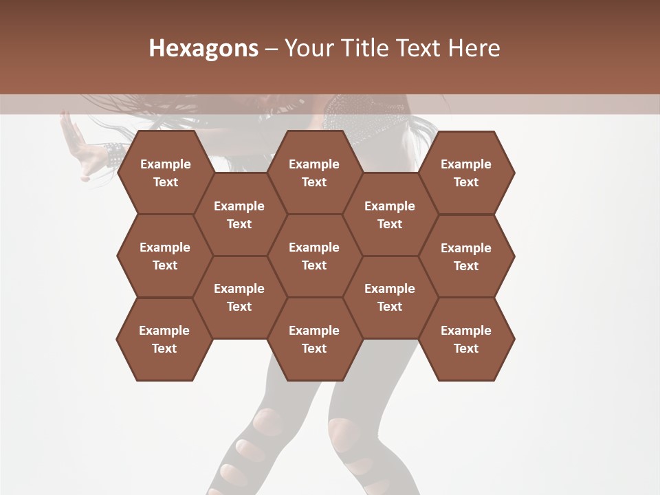 Diva Stockings Posing PowerPoint Template