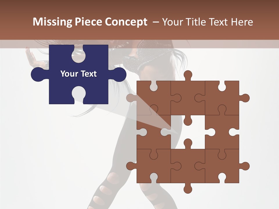 Diva Stockings Posing PowerPoint Template