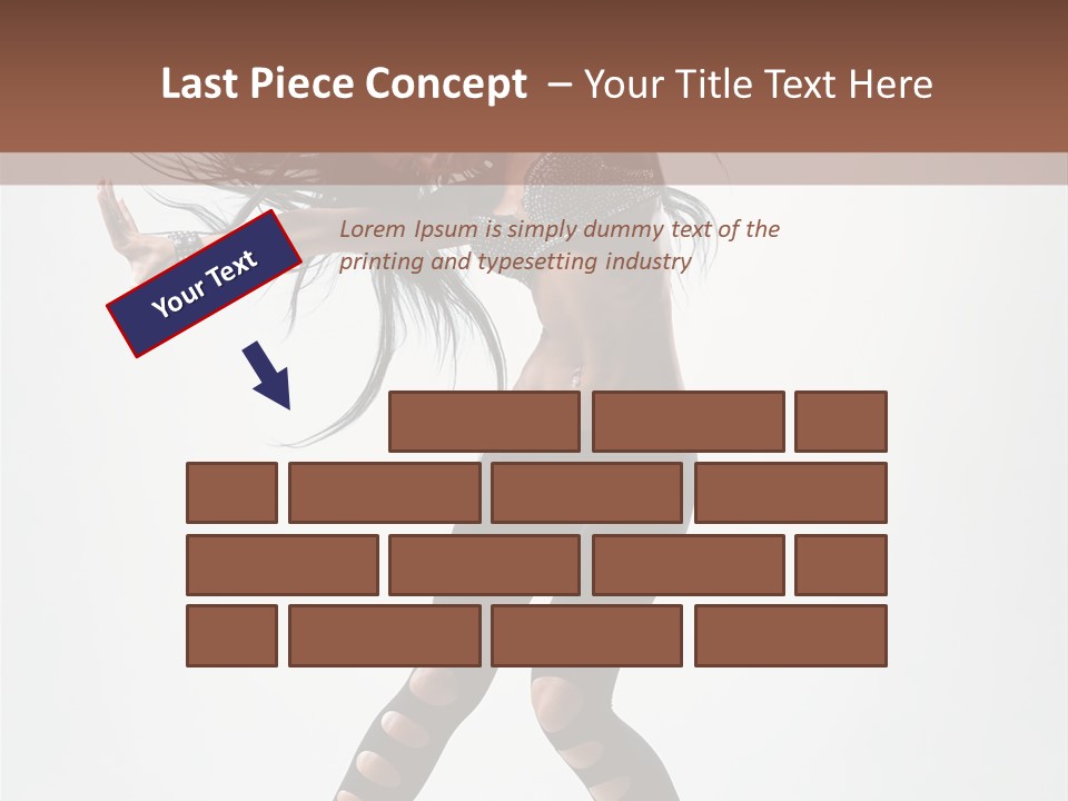 Diva Stockings Posing PowerPoint Template