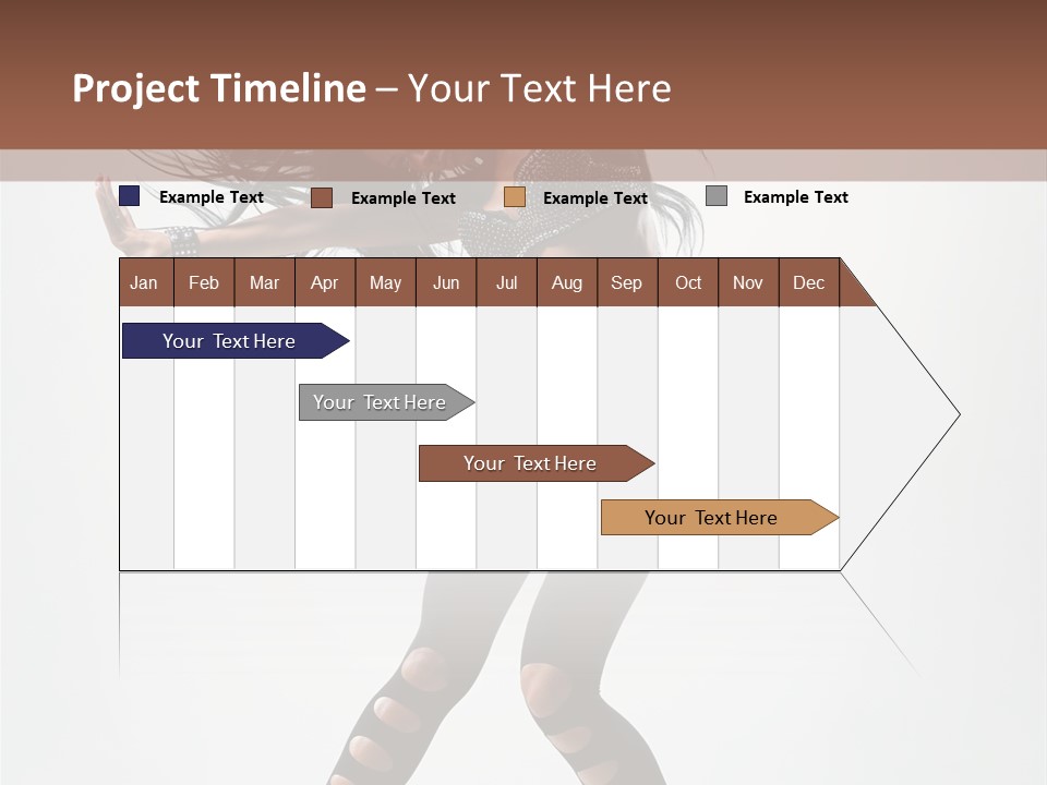 Diva Stockings Posing PowerPoint Template