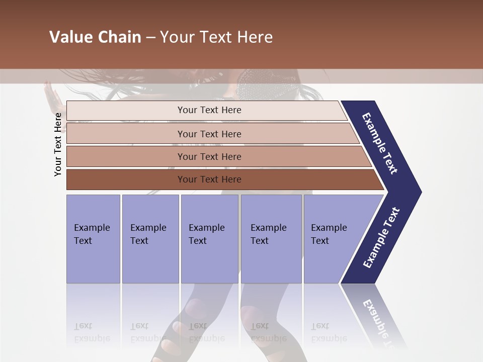 Diva Stockings Posing PowerPoint Template