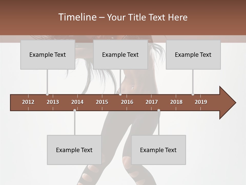 Diva Stockings Posing PowerPoint Template