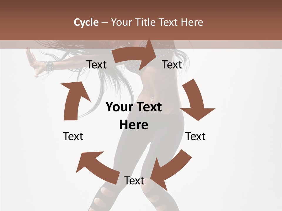 Diva Stockings Posing PowerPoint Template