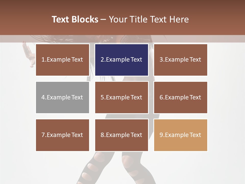 Diva Stockings Posing PowerPoint Template