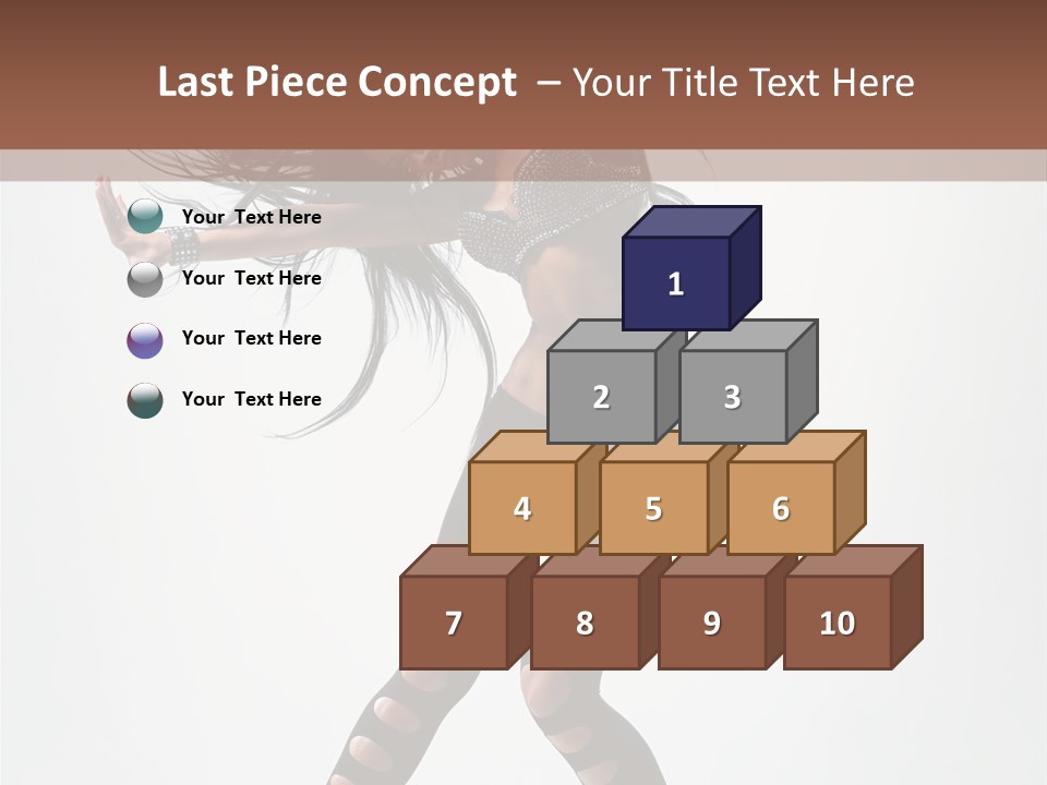 Diva Stockings Posing PowerPoint Template