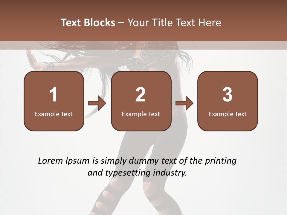 Diva Stockings Posing PowerPoint Template