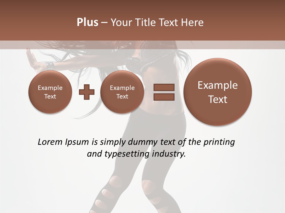 Diva Stockings Posing PowerPoint Template