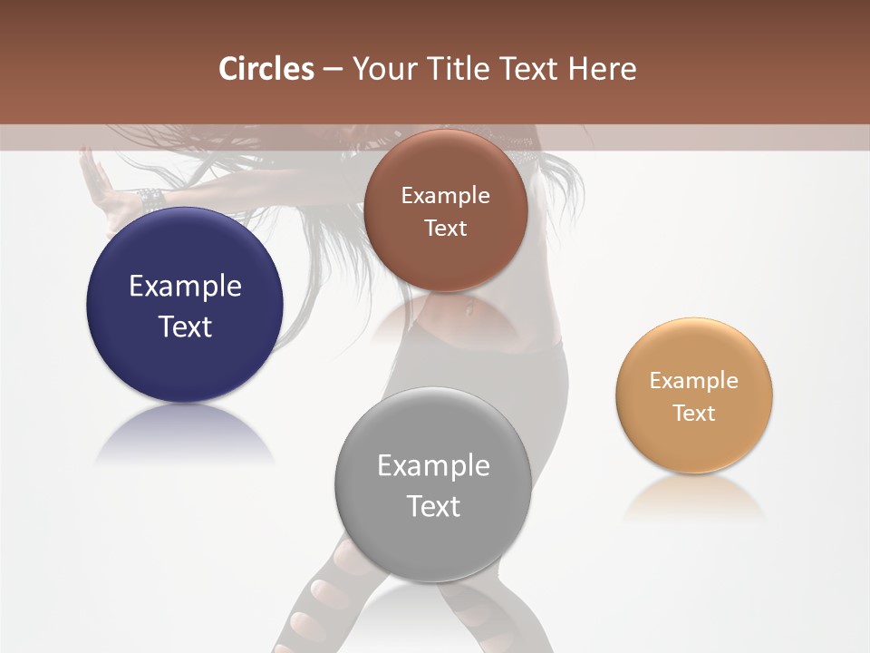 Diva Stockings Posing PowerPoint Template