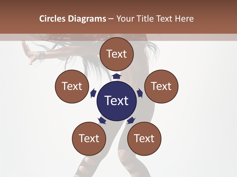 Diva Stockings Posing PowerPoint Template