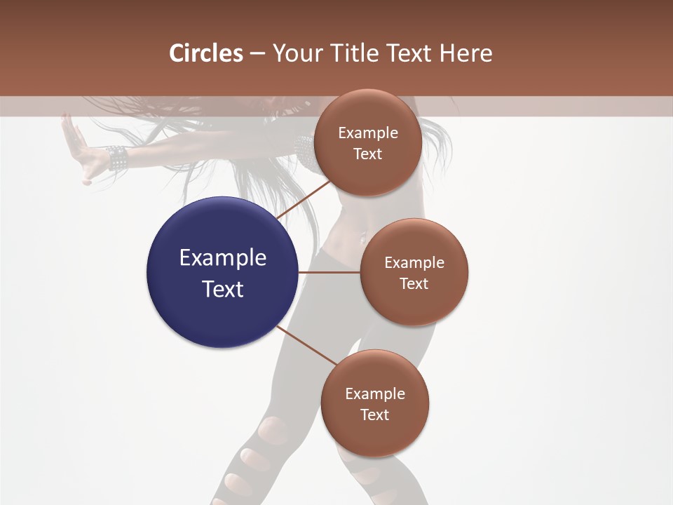 Diva Stockings Posing PowerPoint Template