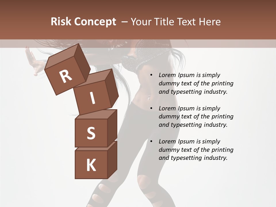 Diva Stockings Posing PowerPoint Template