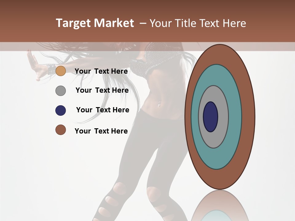 Diva Stockings Posing PowerPoint Template