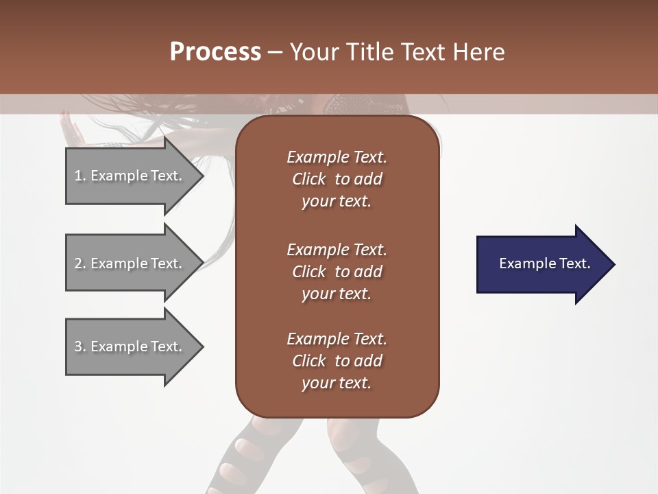 Diva Stockings Posing PowerPoint Template