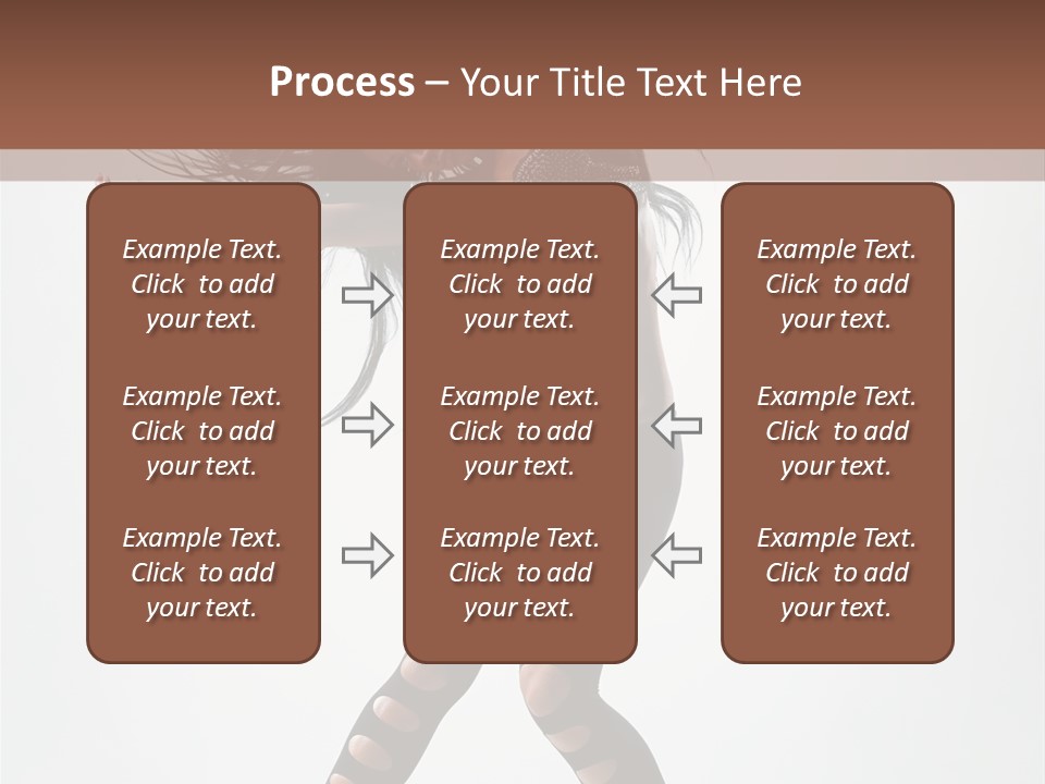 Diva Stockings Posing PowerPoint Template