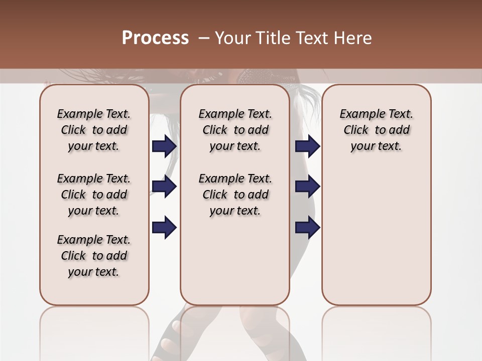Diva Stockings Posing PowerPoint Template