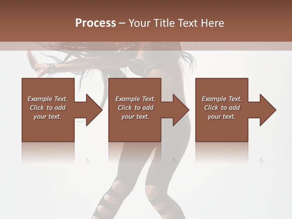 Diva Stockings Posing PowerPoint Template