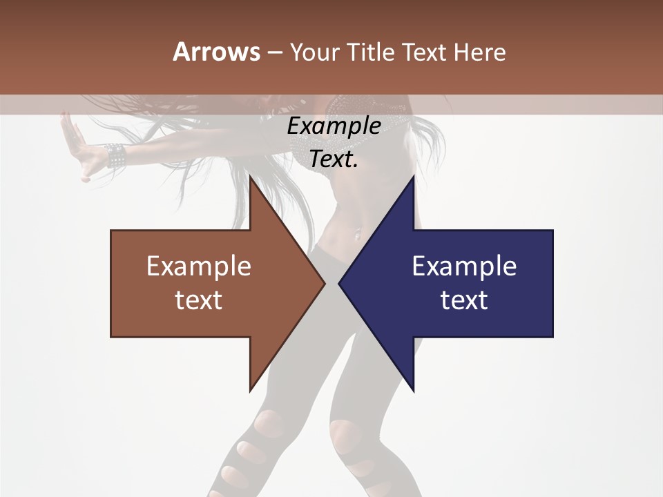 Diva Stockings Posing PowerPoint Template