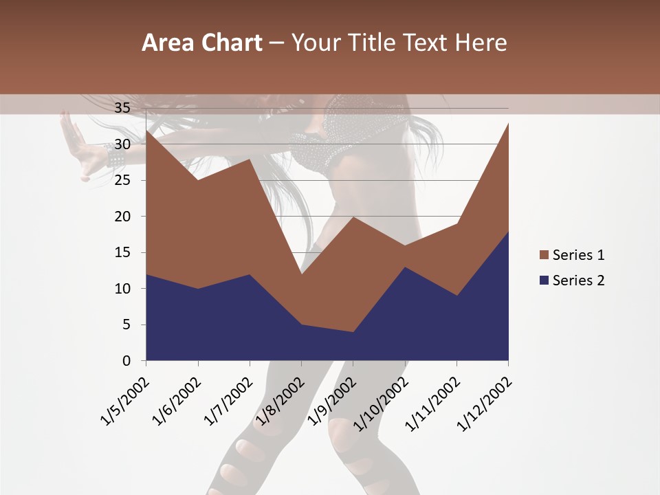 Diva Stockings Posing PowerPoint Template