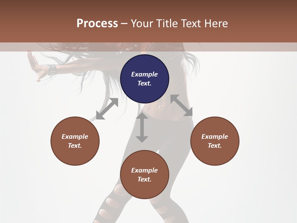 Diva Stockings Posing PowerPoint Template