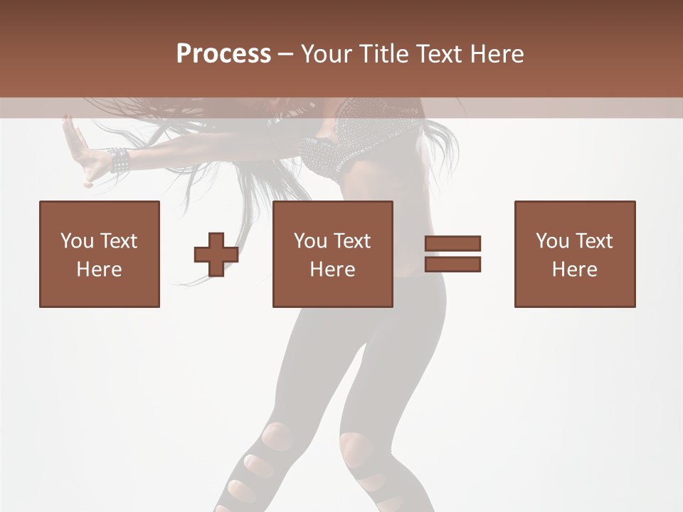 Diva Stockings Posing PowerPoint Template