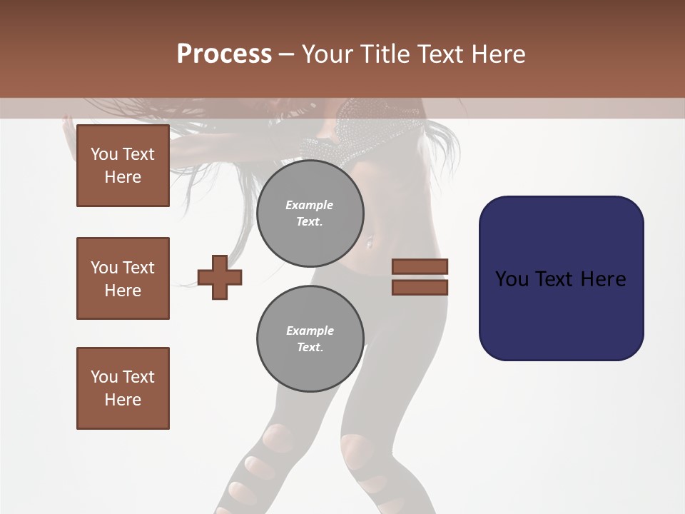 Diva Stockings Posing PowerPoint Template