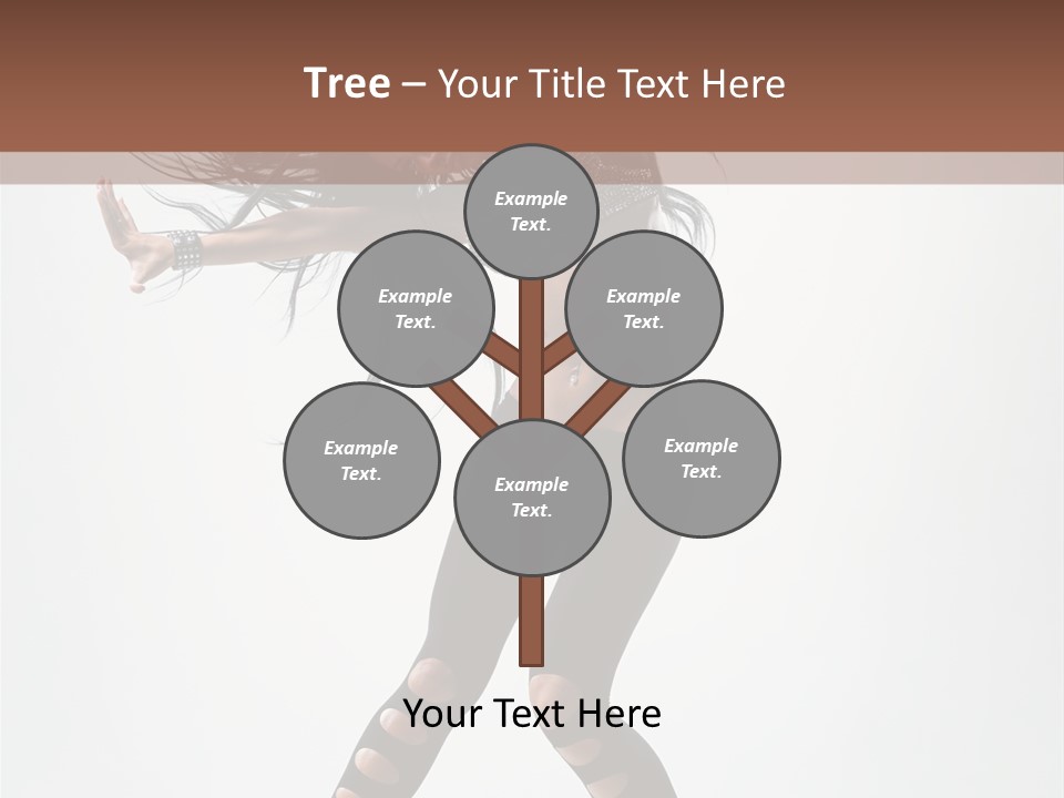 Diva Stockings Posing PowerPoint Template