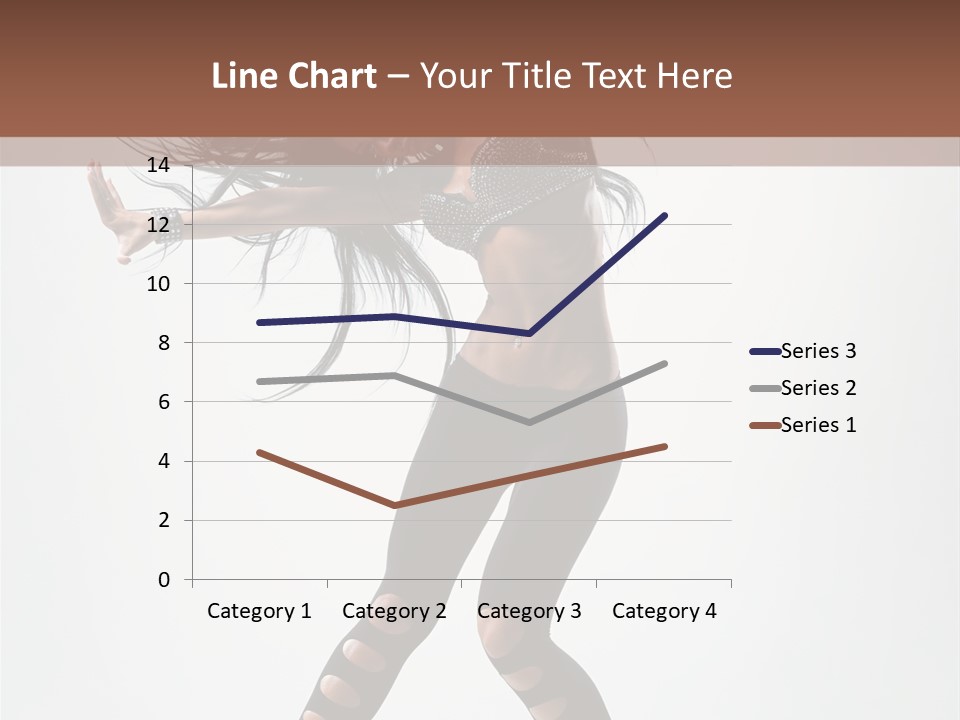Diva Stockings Posing PowerPoint Template