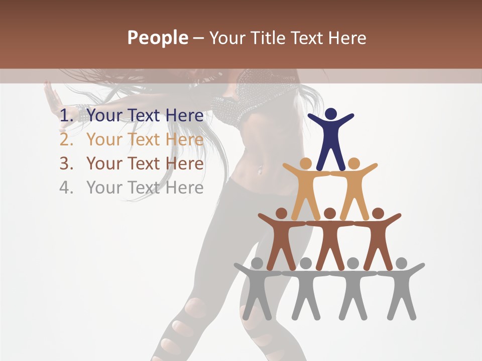 Diva Stockings Posing PowerPoint Template