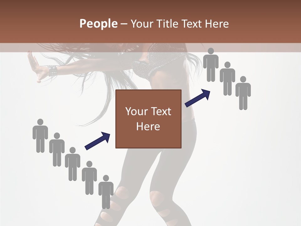 Diva Stockings Posing PowerPoint Template