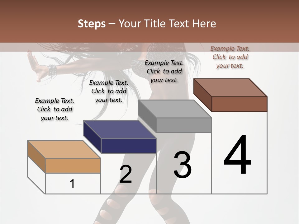 Diva Stockings Posing PowerPoint Template