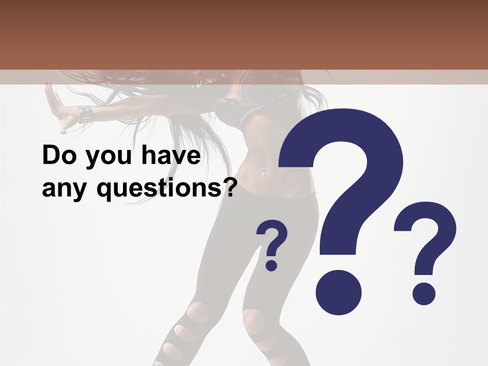 Diva Stockings Posing PowerPoint Template