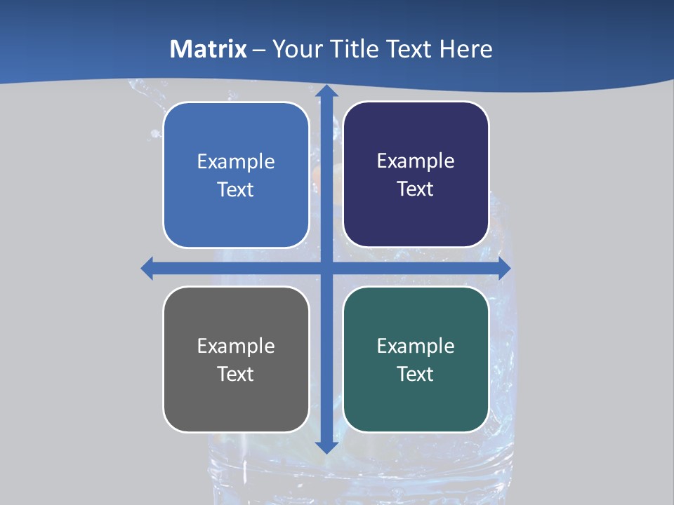 Skin Liquid Object PowerPoint Template
