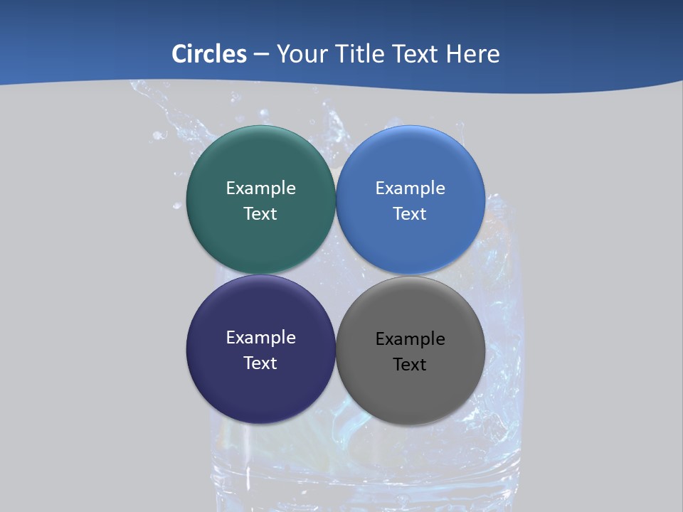 Skin Liquid Object PowerPoint Template