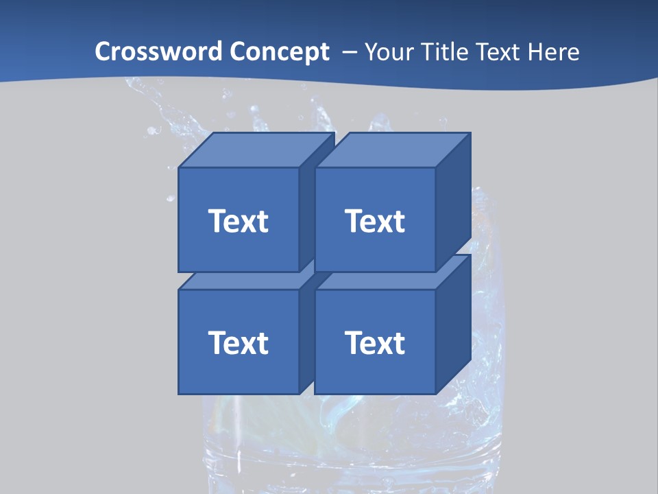 Skin Liquid Object PowerPoint Template