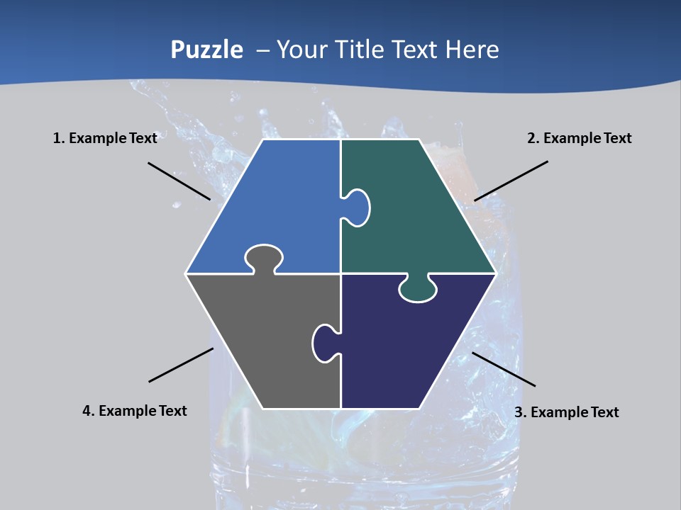 Skin Liquid Object PowerPoint Template