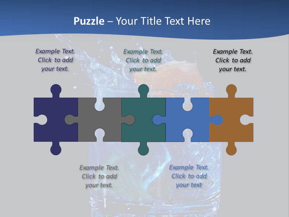 Skin Liquid Object PowerPoint Template