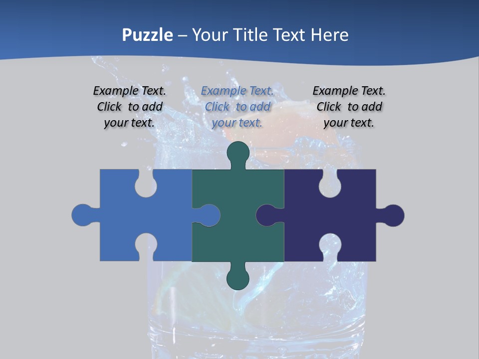 Skin Liquid Object PowerPoint Template