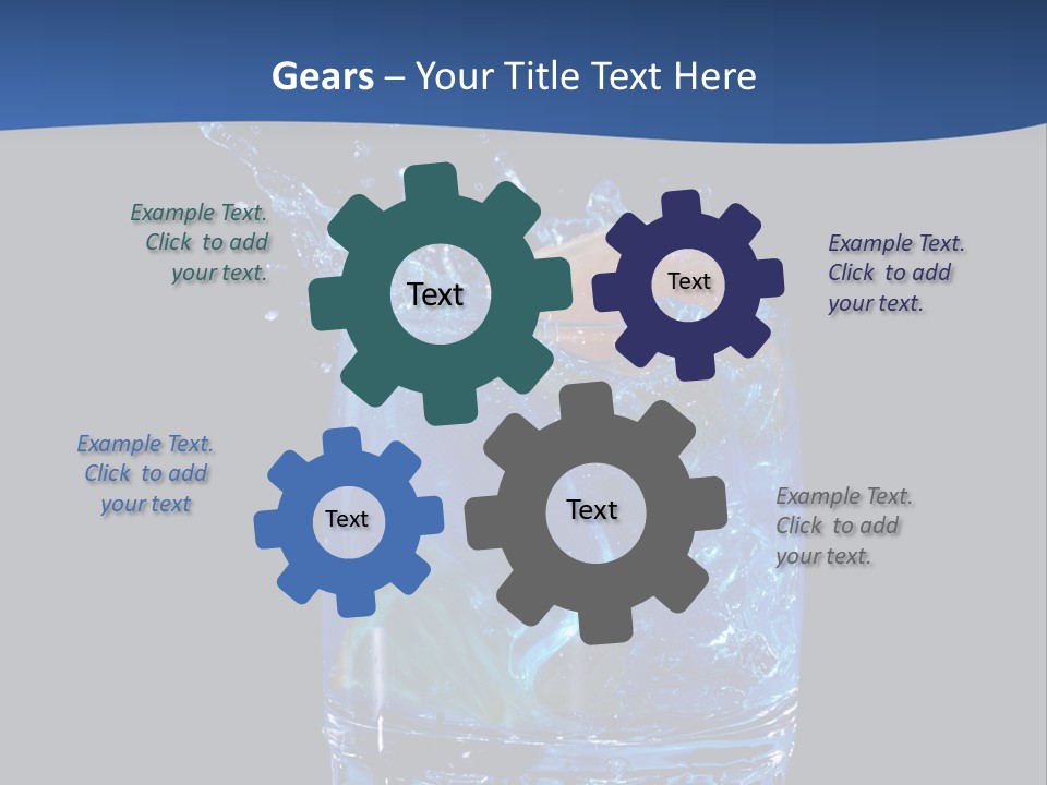 Skin Liquid Object PowerPoint Template
