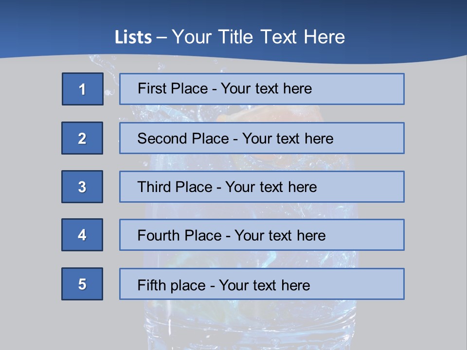 Skin Liquid Object PowerPoint Template