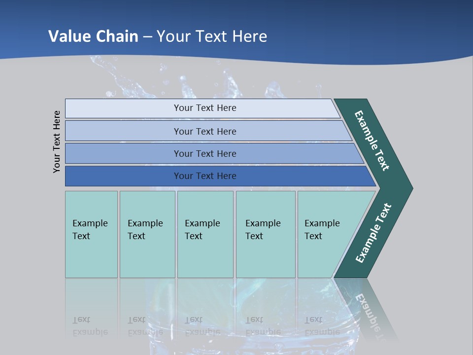 Skin Liquid Object PowerPoint Template