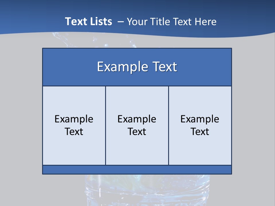 Skin Liquid Object PowerPoint Template