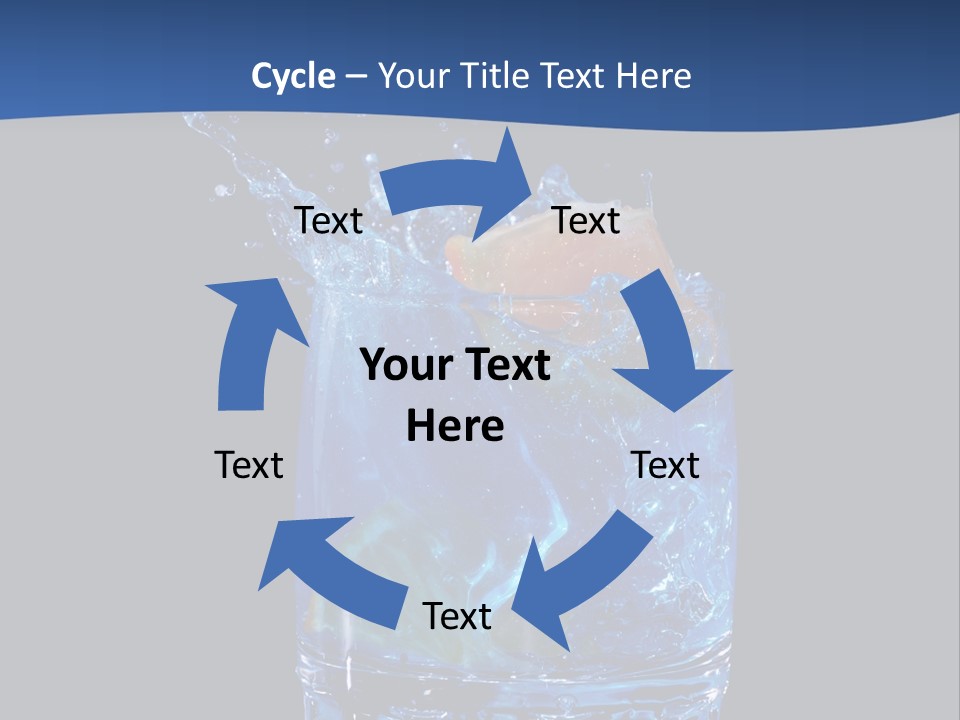 Skin Liquid Object PowerPoint Template