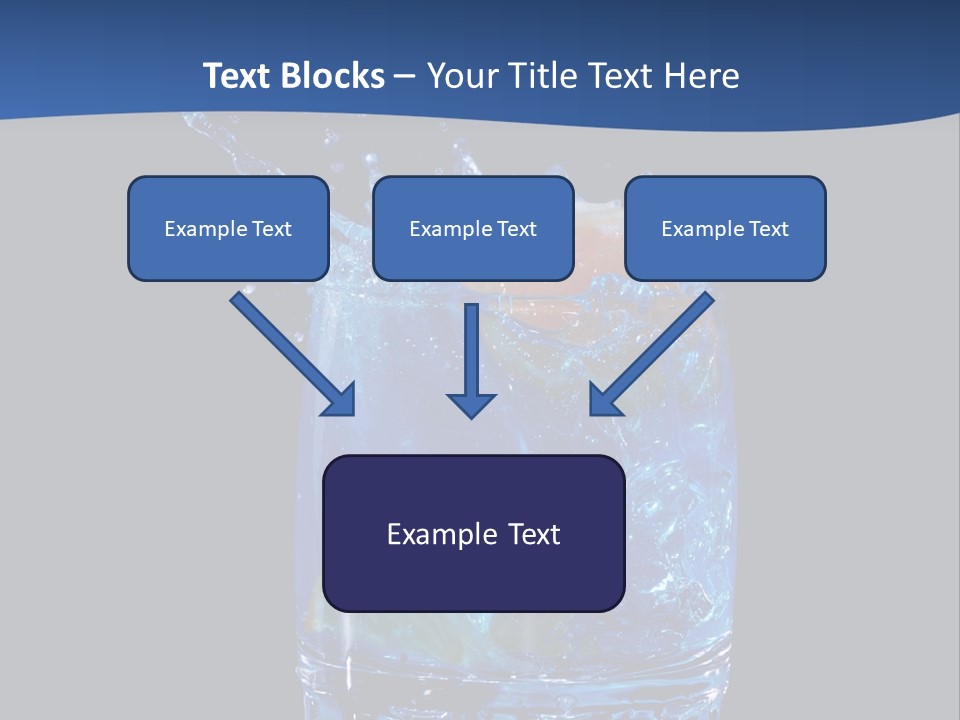 Skin Liquid Object PowerPoint Template