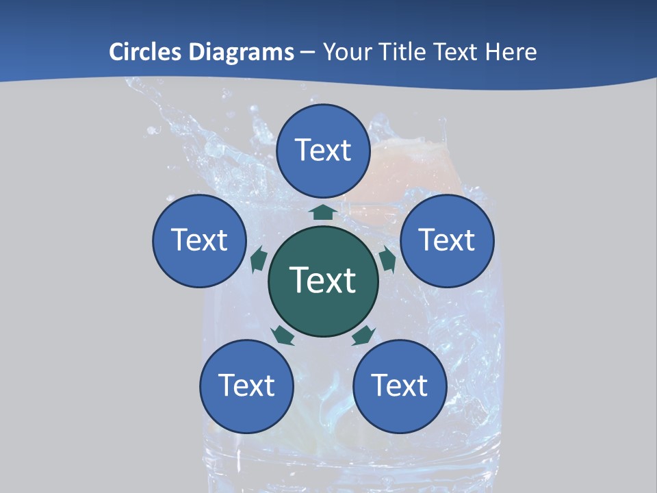 Skin Liquid Object PowerPoint Template