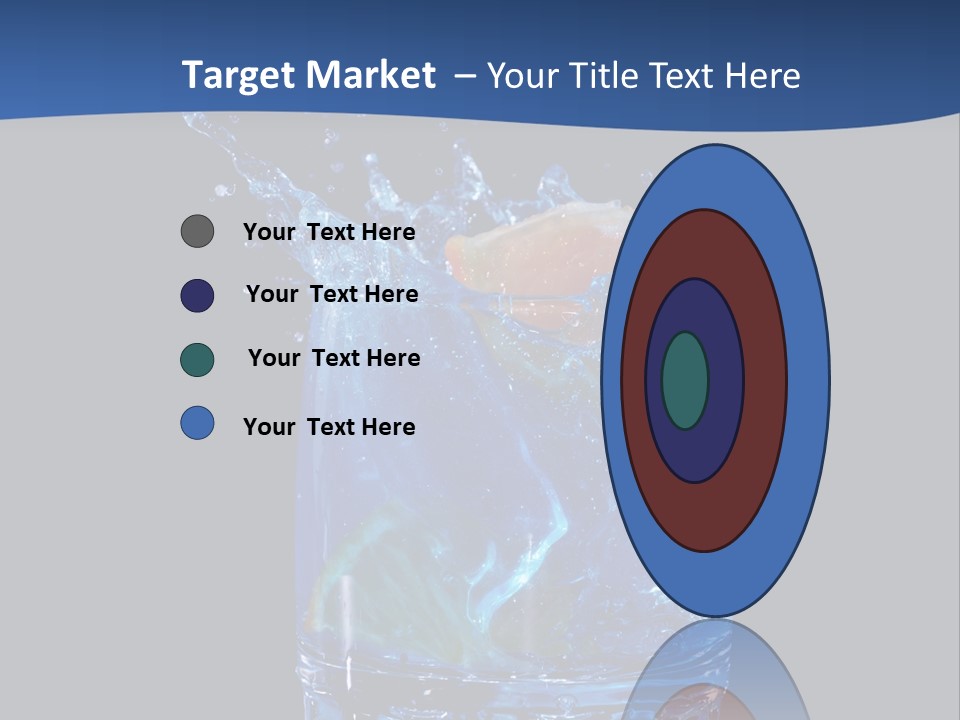 Skin Liquid Object PowerPoint Template